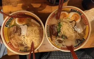 Ramen en viaje a Japón por libre con bebés o niños